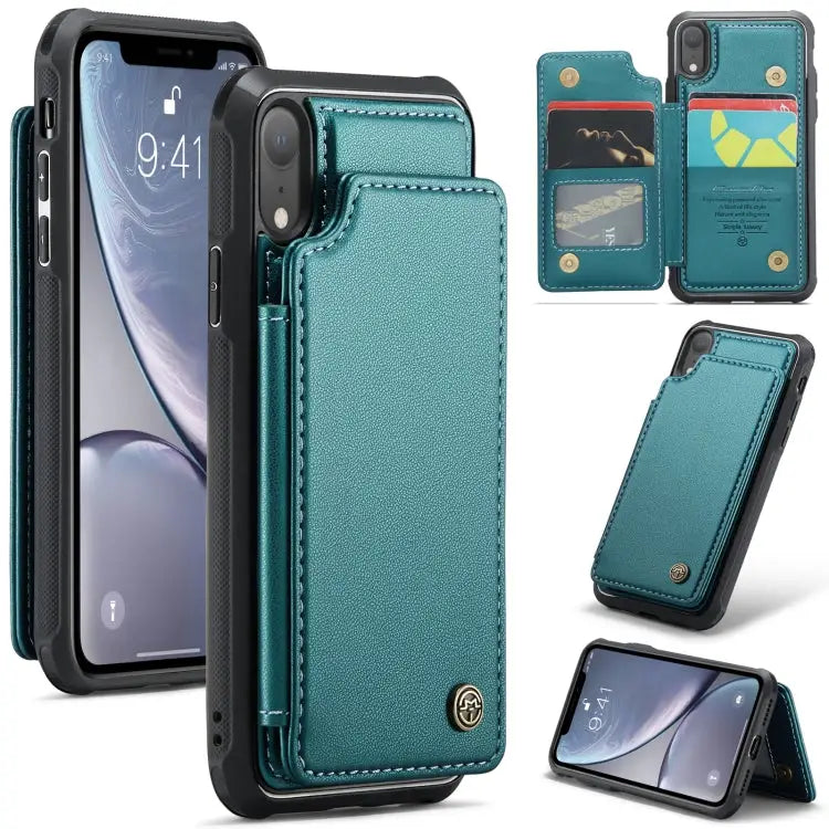 CaseMe C22 Card Slots Holder RFID Anti-theft Phone Case For iPhone 11 Pro For iPhone XS / X For iPhone XR For iPhone XS
