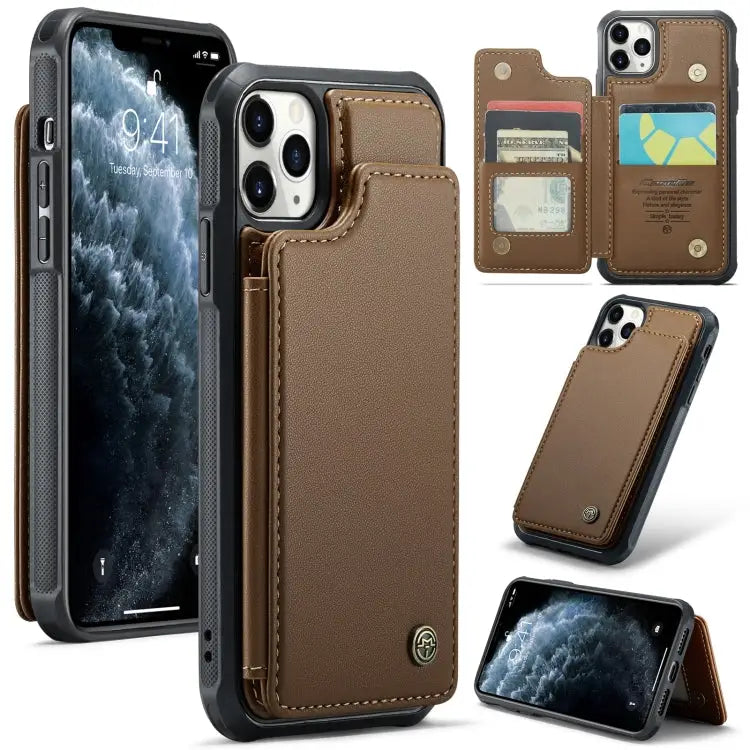 CaseMe C22 Card Slots Holder RFID Anti-theft Phone Case For iPhone 11 Pro For iPhone XS / X For iPhone XR For iPhone XS