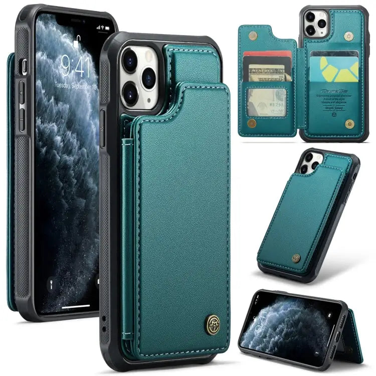 CaseMe C22 Card Slots Holder RFID Anti-theft Phone Case For iPhone 11 Pro For iPhone XS / X For iPhone XR For iPhone XS