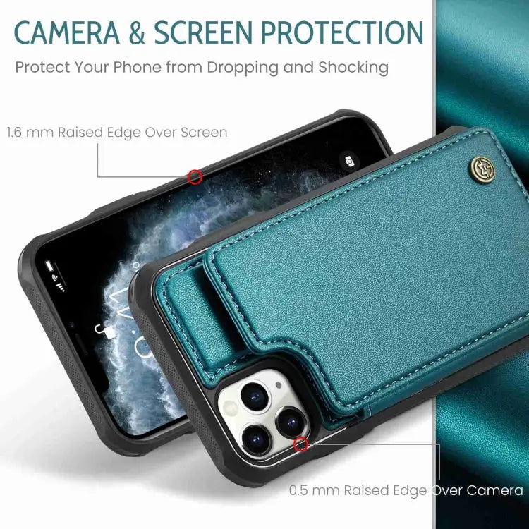 CaseMe C22 Card Slots Holder RFID Anti-theft Phone Case For iPhone 11 Pro For iPhone XS / X For iPhone XR For iPhone XS