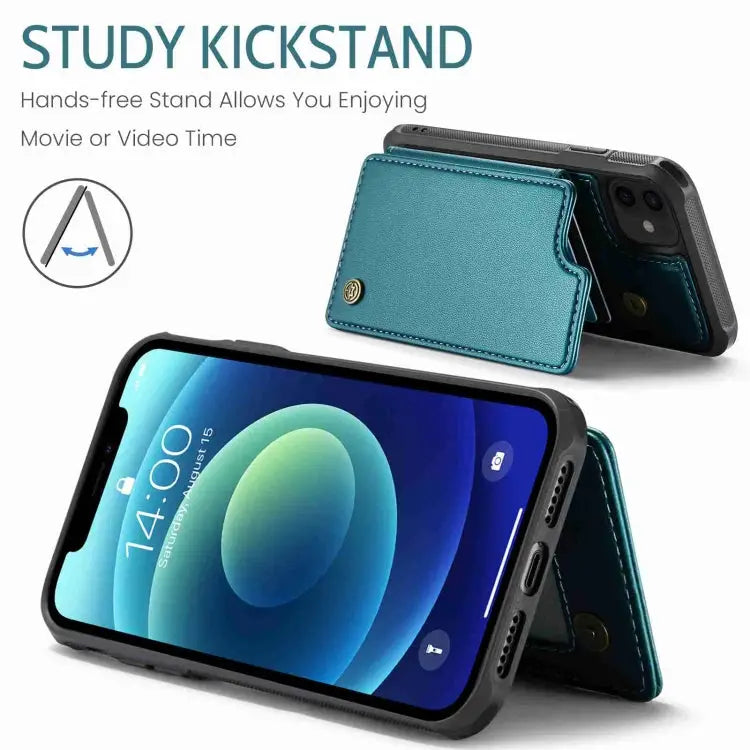 CaseMe C22 Card Slots Holder RFID Anti-theft Phone Case For iPhone 12 / 12 Pro For iPhone 12 Pro Max For iPhone 11 Pro