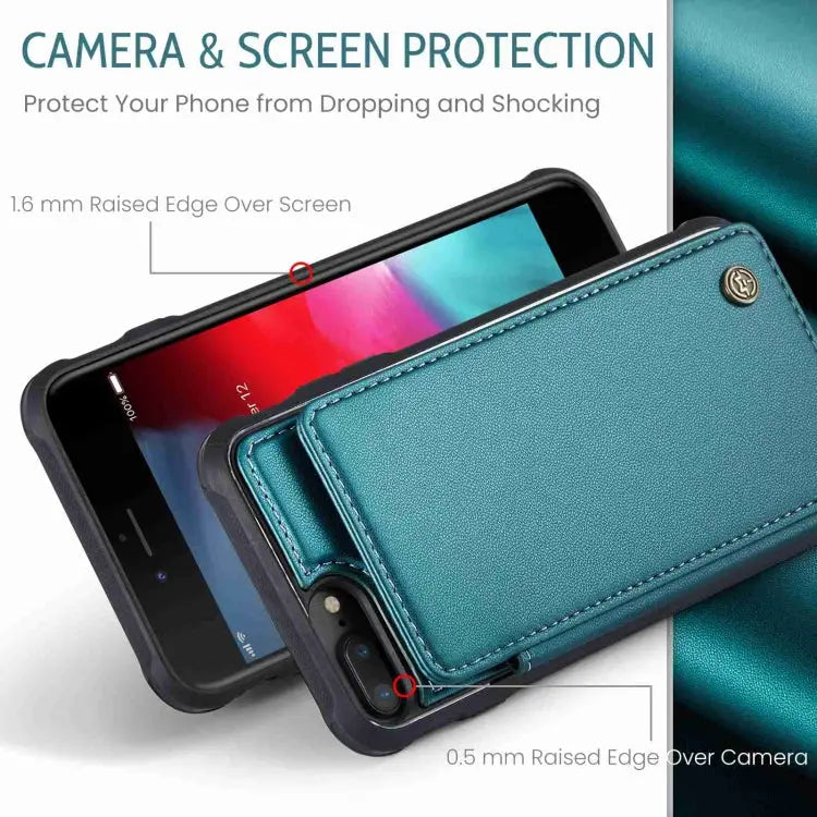 CaseMe C22 Card Slots Holder RFID Anti-theft Phone Case For iPhone 8 Plus / 7 Plus - Apple Accessories