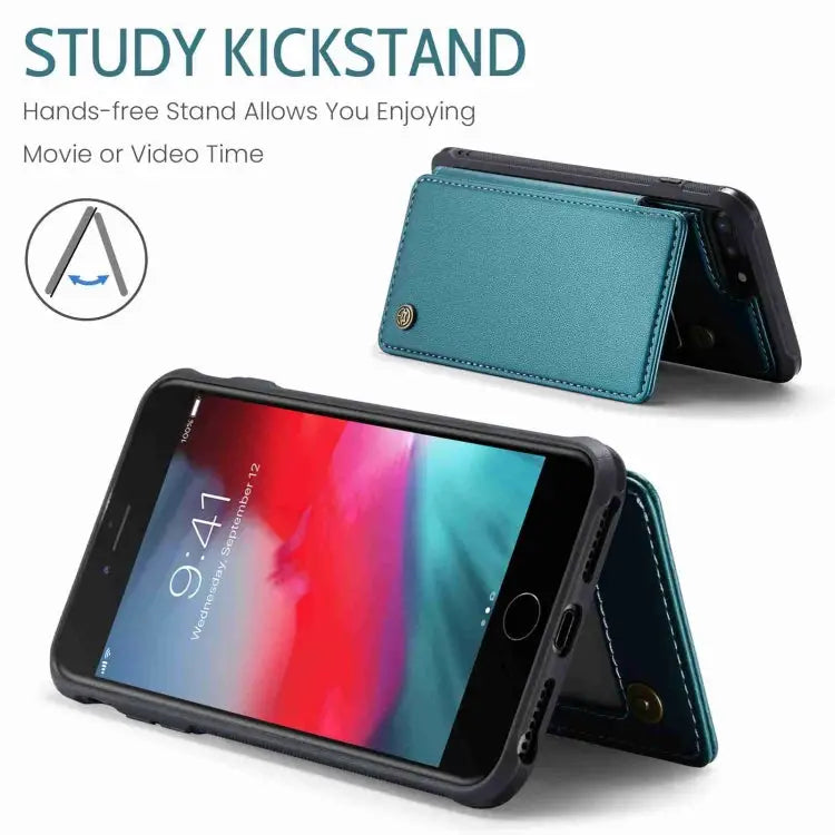 CaseMe C22 Card Slots Holder RFID Anti-theft Phone Case For iPhone 8 Plus / 7 Plus - Apple Accessories