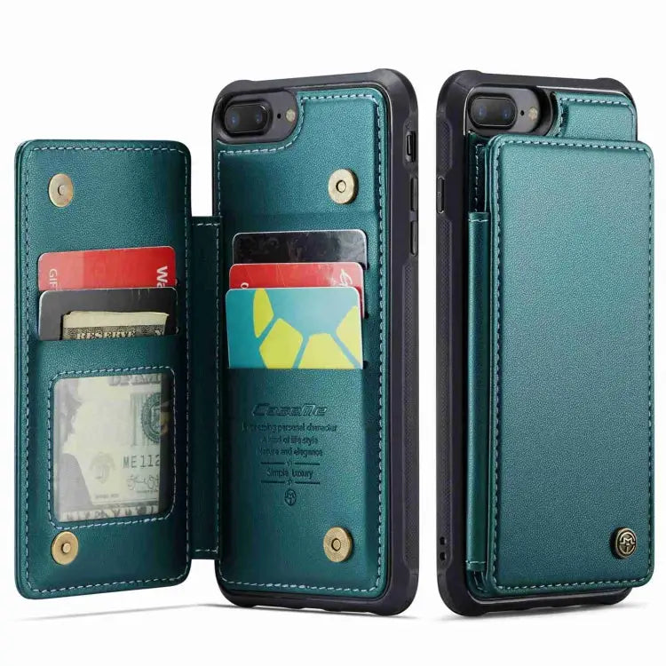 CaseMe C22 Card Slots Holder RFID Anti-theft Phone Case For iPhone 8 Plus / 7 Plus - Apple Accessories