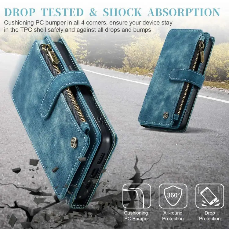 CaseMe C30 Multifunctional Leather Phone Case For iPhone 15 Pro Max For iPhone 15 Pro For iPhone 15 Plus For iPhone 15