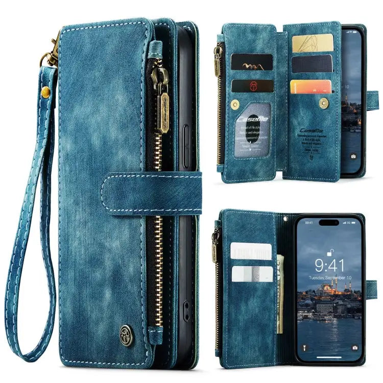 CaseMe C30 Multifunctional Leather Phone Case For iPhone 15 Pro Max For iPhone 15 Pro For iPhone 15 Plus For iPhone 15