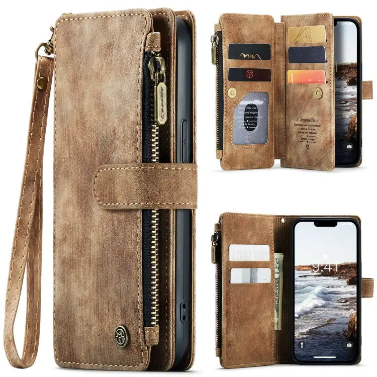 CaseMe C30 Multifunctional Leather Phone Case For iPhone 15 Pro Max For iPhone 15 Pro For iPhone 15 Plus For iPhone 15