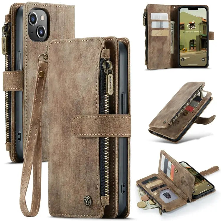 CaseMe C30 Multifunctional Phone Leather Case For iPhone 14 For iPhone 14 Plus For iPhone 14 Pro For iPhone 14 Pro Max