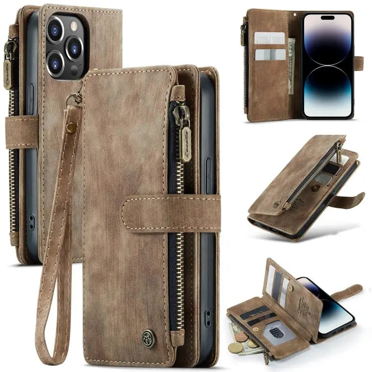 CaseMe C30 Multifunctional Phone Leather Case For iPhone 14 For iPhone 14 Plus For iPhone 14 Pro For iPhone 14 Pro Max