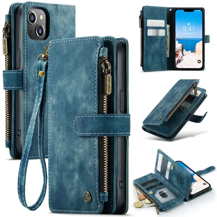 CaseMe C30 Multifunctional Phone Leather Case For iPhone 14 For iPhone 14 Plus For iPhone 14 Pro For iPhone 14 Pro Max