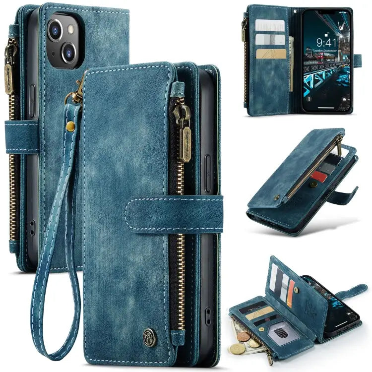 CaseMe C30 Multifunctional Phone Leather Case For iPhone 14 For iPhone 14 Plus For iPhone 14 Pro For iPhone 14 Pro Max