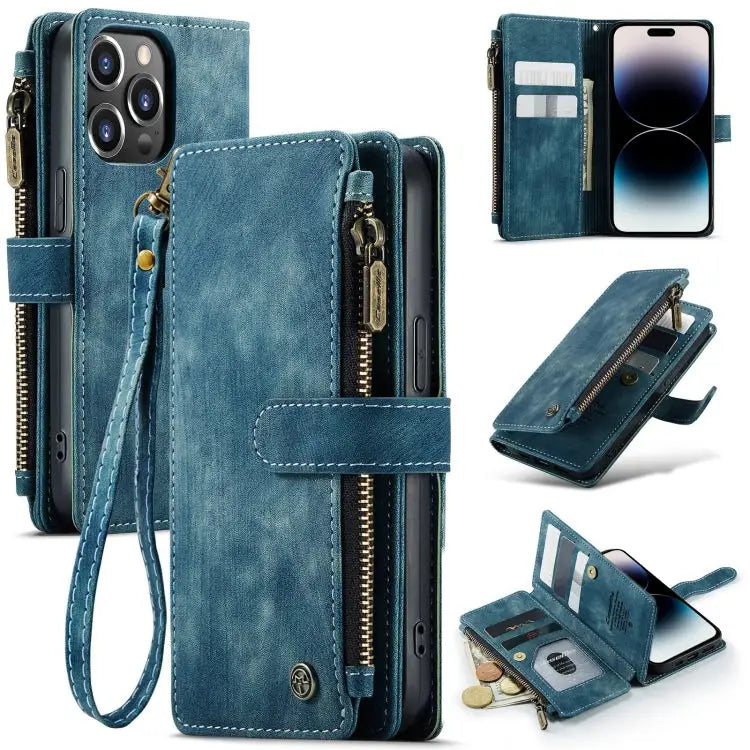 CaseMe C30 Multifunctional Phone Leather Case For iPhone 14 For iPhone 14 Plus For iPhone 14 Pro For iPhone 14 Pro Max