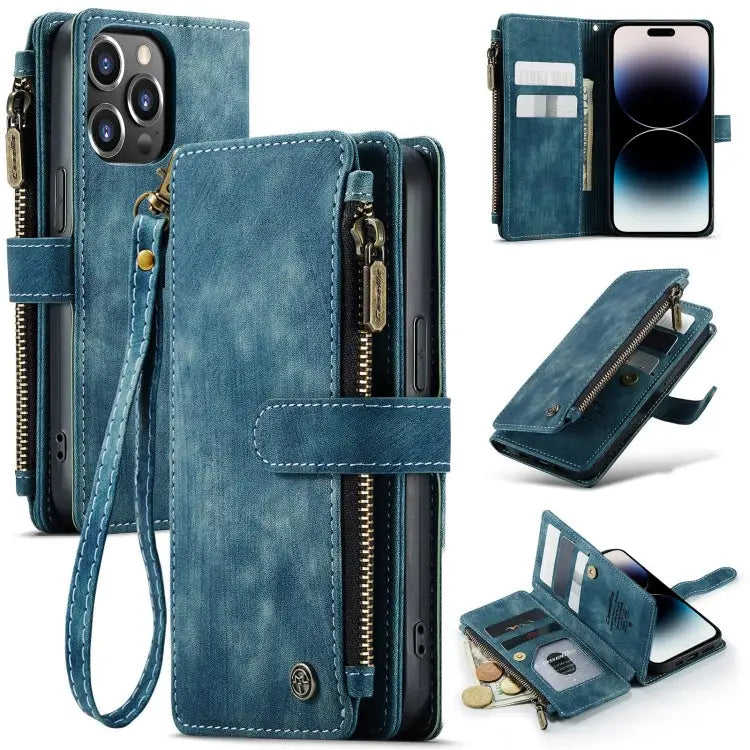 CaseMe C30 Multifunctional Phone Leather Case For iPhone 14 For iPhone 14 Plus For iPhone 14 Pro For iPhone 14 Pro Max