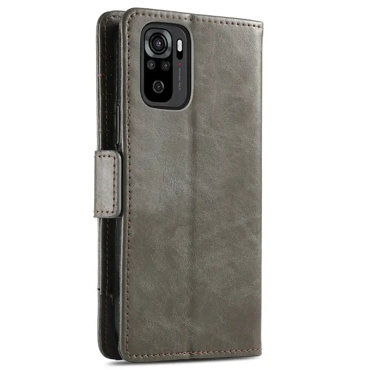 CaseNeo Business Splicing Dual Magnetic Buckle Horizontal Flip PU Leather Case with Holder & Card Slots & Wallet