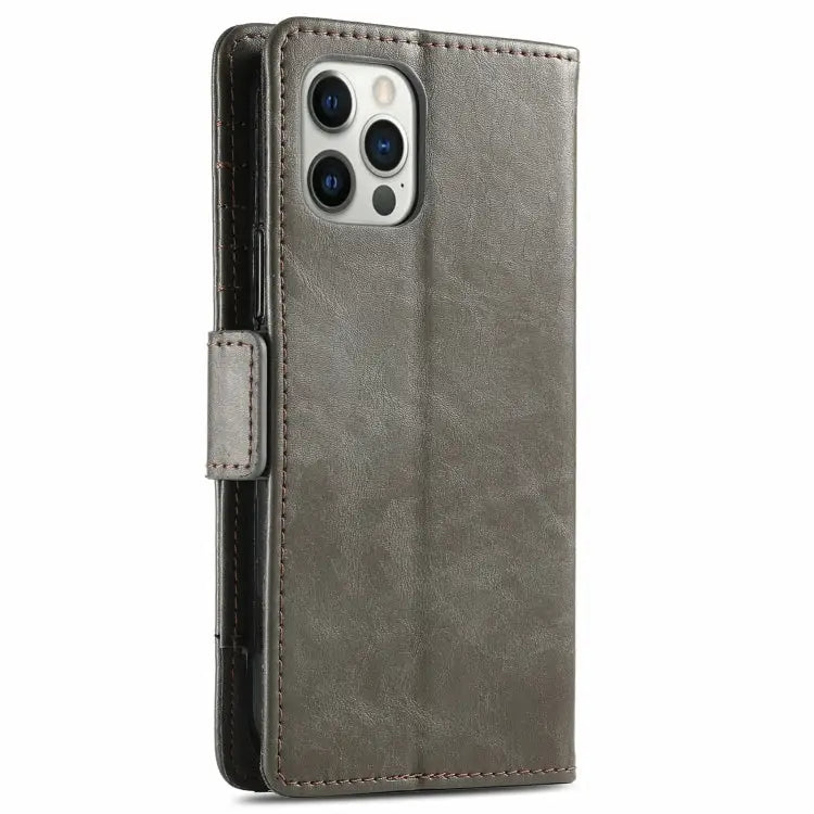 CaseNeo Business Splicing Dual Magnetic Buckle Horizontal Flip PU Leather Case with Holder & Card Slots & Wallet