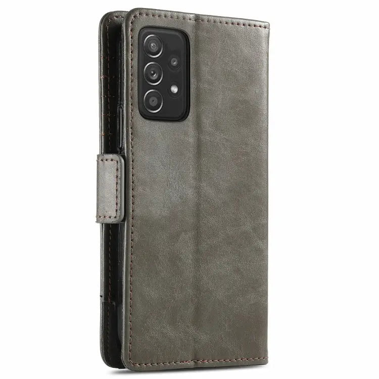 CaseNeo Business Splicing Dual Magnetic Buckle Horizontal Flip PU Leather Case with Holder & Card Slots & Wallet