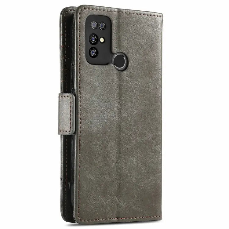 CaseNeo Business Splicing Dual Magnetic Buckle Horizontal Flip PU Leather Case with Holder & Card Slots & Wallet