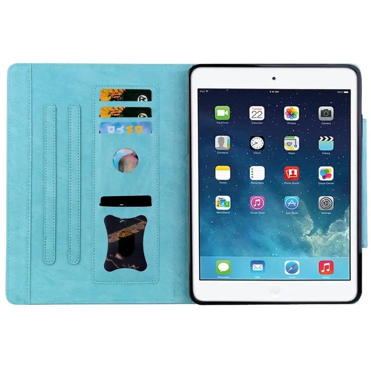 Cat Buckle Leather Smart Tablet Case For iPad 9 10.2 2021 / 8 2020 / 7 2019 For iPad mini 5 / 4 / 3 / 2 / 1 For iPad