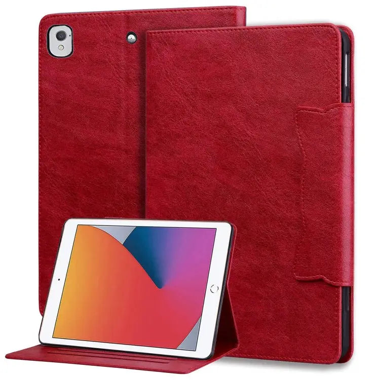 Cat Buckle Leather Smart Tablet Case For iPad 9 10.2 2021 / 8 2020 / 7 2019 For iPad mini 5 / 4 / 3 / 2 / 1 For iPad