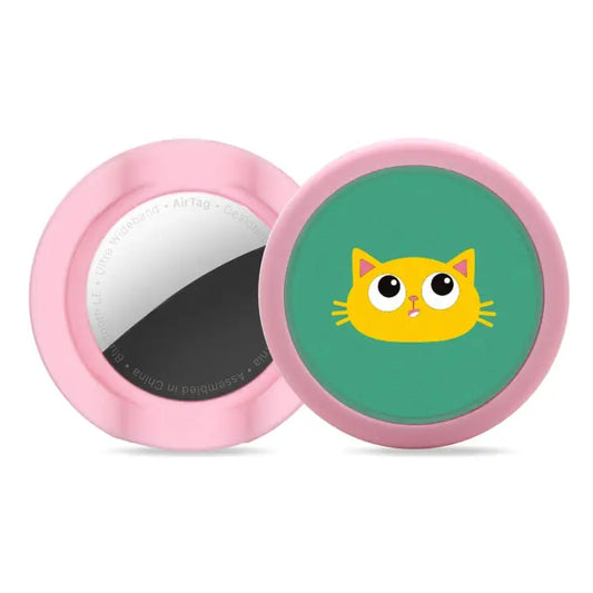 Cat Collar Shockproof Protective Case For AirTag - Pink - Apple Accessories