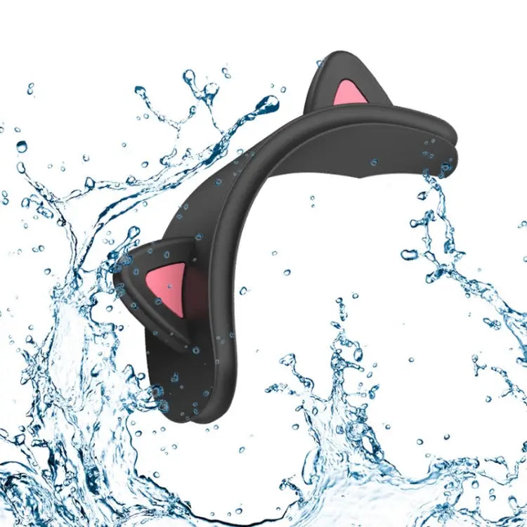 Cat-Ear Silicone Beam Cover For AirPods Max Black White