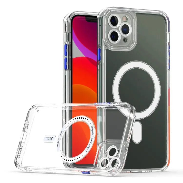 Cat-eye TPU + Acrylic Magsafe Phone Case For iPhone 12 Pro For iPhone 12 Pro Max For iPhone 11 For iPhone 11 Pro Max