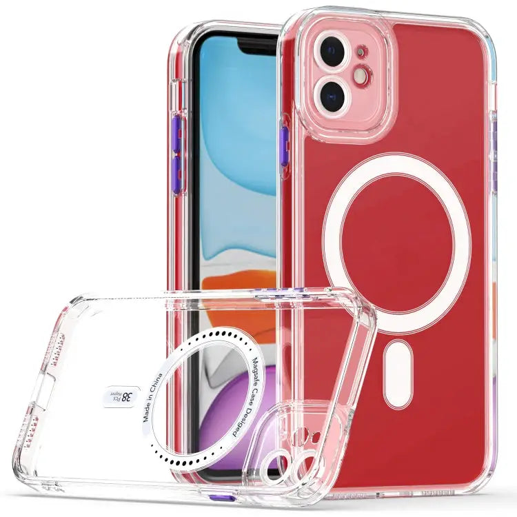 Cat-eye TPU + Acrylic Magsafe Phone Case For iPhone 12 Pro For iPhone 12 Pro Max For iPhone 11 For iPhone 11 Pro Max
