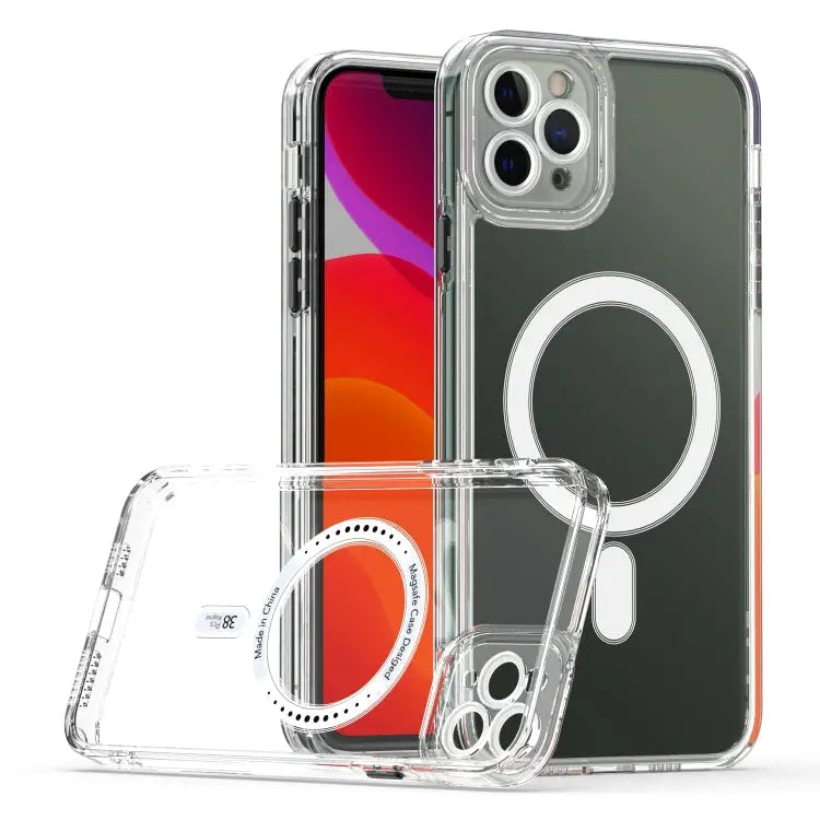 Cat-eye TPU + Acrylic Magsafe Phone Case For iPhone 12 Pro For iPhone 12 Pro Max For iPhone 11 For iPhone 11 Pro Max