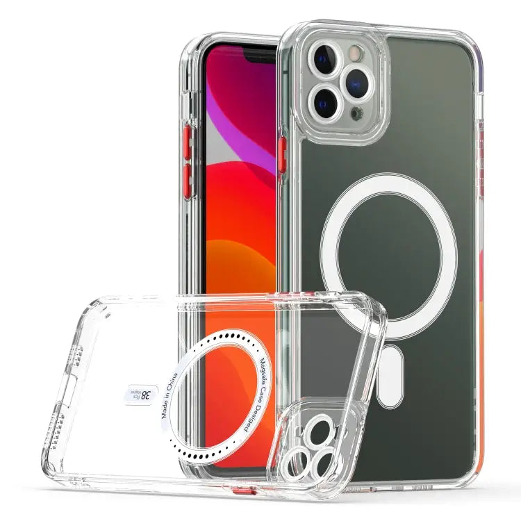 Cat-eye TPU + Acrylic Magsafe Phone Case For iPhone 12 Pro For iPhone 12 Pro Max For iPhone 11 For iPhone 11 Pro Max