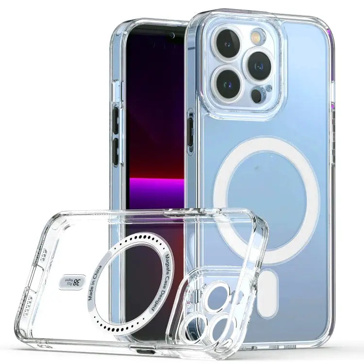 Cat-eye TPU + Acrylic Magsafe Phone Case For iPhone 13 mini For iPhone 13 For iPhone 13 Pro For iPhone 13 Pro Max
