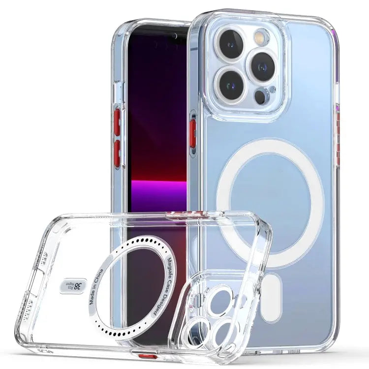 Cat-eye TPU + Acrylic Magsafe Phone Case For iPhone 13 mini For iPhone 13 For iPhone 13 Pro For iPhone 13 Pro Max