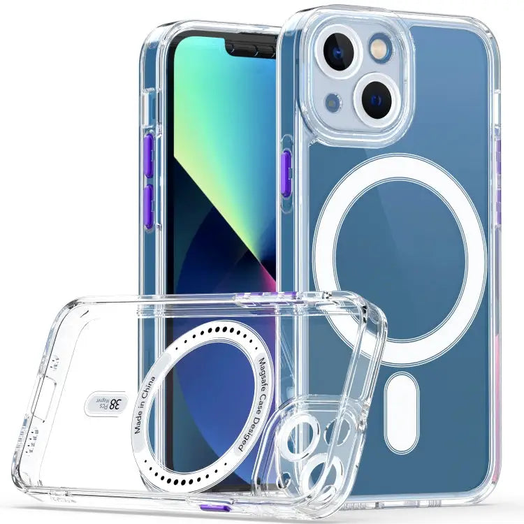Cat-eye TPU + Acrylic Magsafe Phone Case For iPhone 13 mini For iPhone 13 For iPhone 13 Pro For iPhone 13 Pro Max