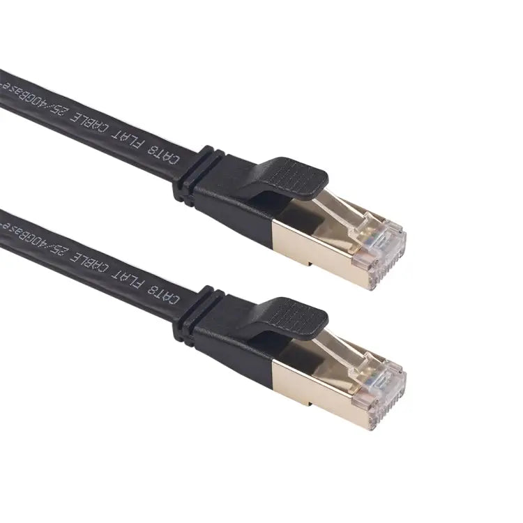 CAT8-2 Double Shielded CAT8 Flat Network LAN Cable Length: 3m 3m - 3m