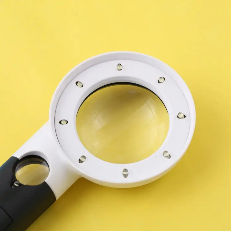 CH55-8L Hand-Held With LED Lamp Magnifier Double Lens 7 Times / 20 Times Portable Magnifying Glass CH55-8L - CH55-8L