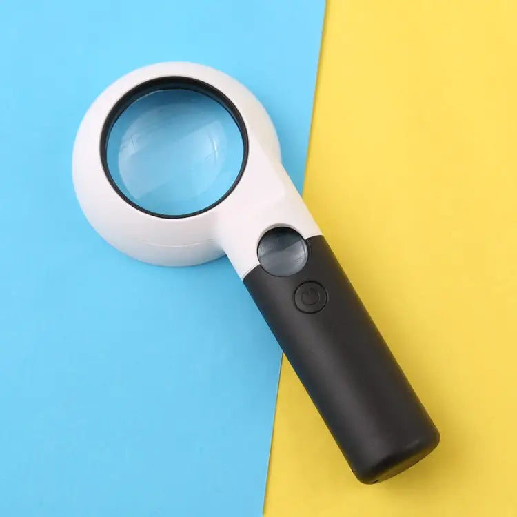 CH55-8L Hand-Held With LED Lamp Magnifier Double Lens 7 Times / 20 Times Portable Magnifying Glass CH55-8L - CH55-8L