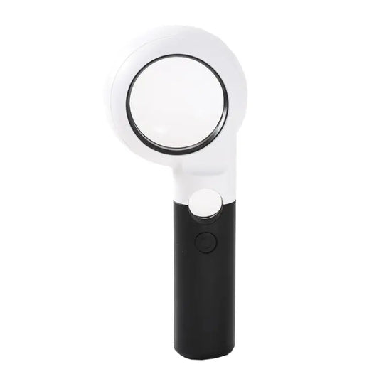 CH55-8L Hand-Held With LED Lamp Magnifier Double Lens 7 Times / 20 Times Portable Magnifying Glass CH55-8L - CH55-8L