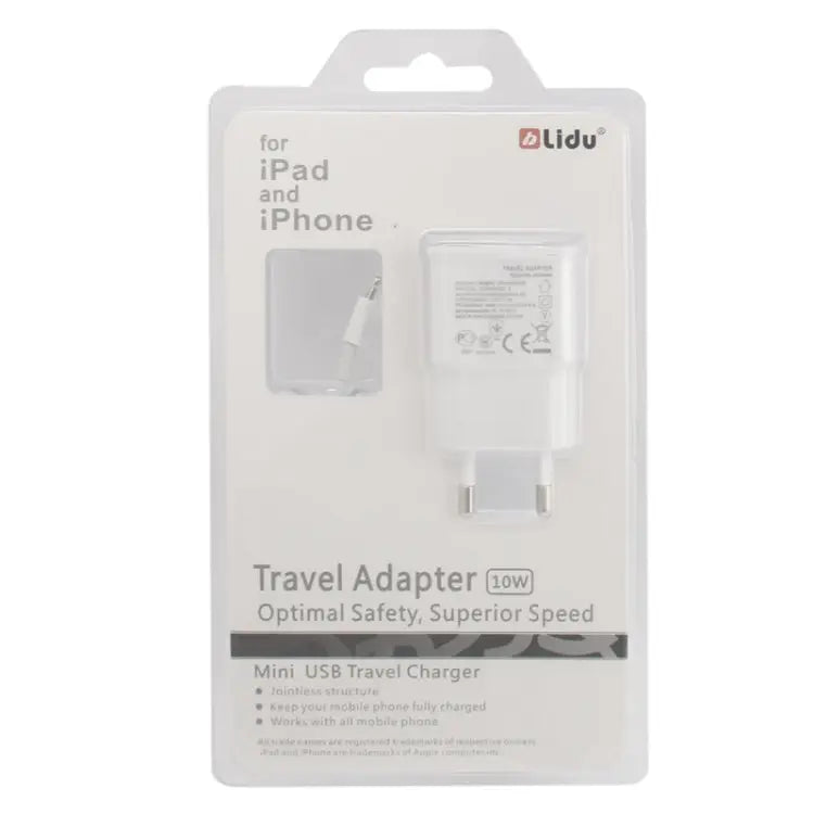 Charger Sync Cable + EU Plug Travel Charger - EU Plug
