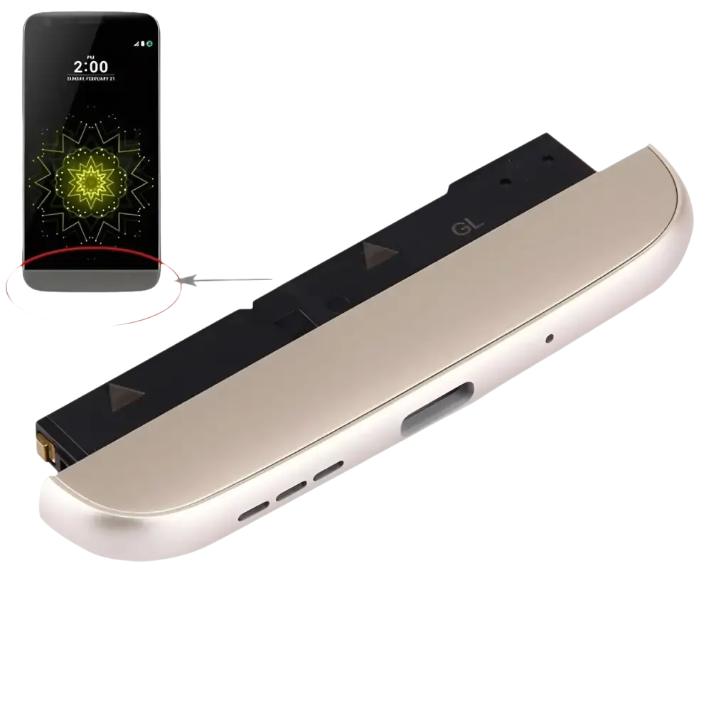 (Charging Dock + Microphone + Speaker Ringer Buzzer) Module for LG G5 / H820(Grey) For G5 / H820 - For G5 / H820