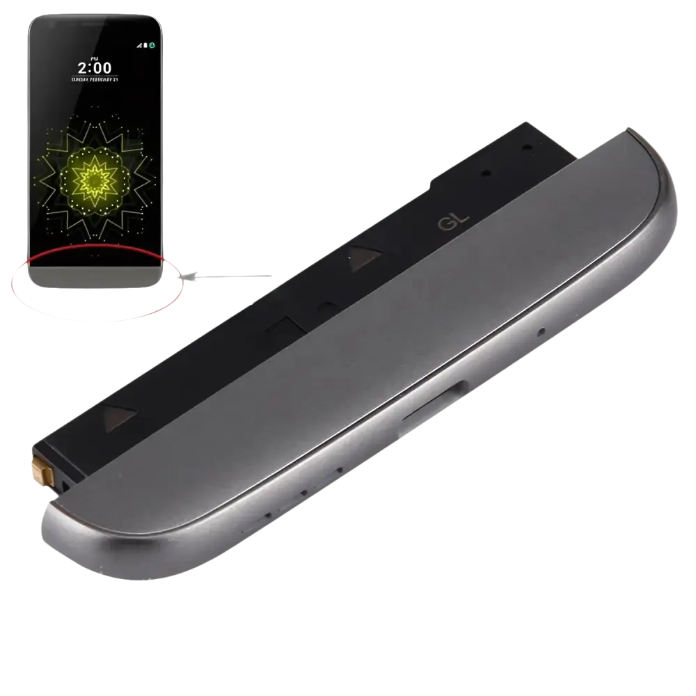 (Charging Dock + Microphone + Speaker Ringer Buzzer) Module for LG G5 / H820(Grey) For G5 / H820 - For G5 / H820
