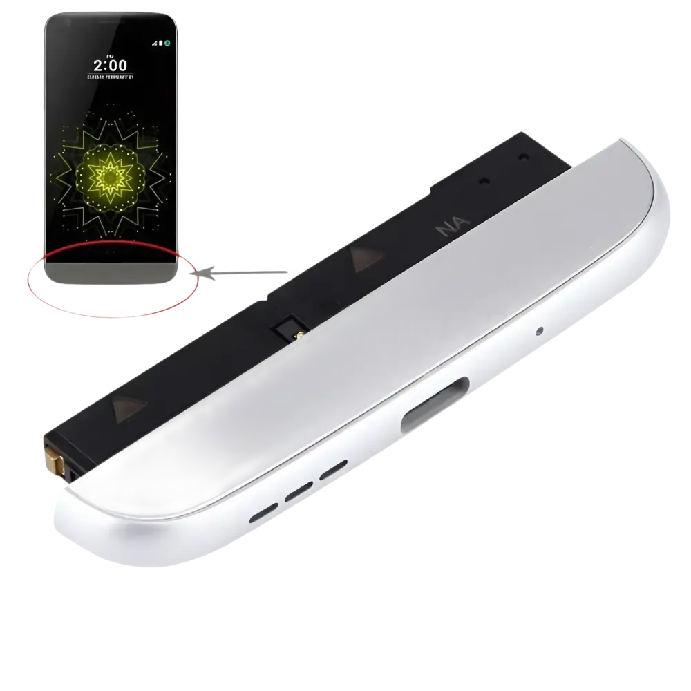 (Charging Dock + Microphone + Speaker Ringer Buzzer) Module for LG G5 / H820(Grey) For G5 / H820 - For G5 / H820