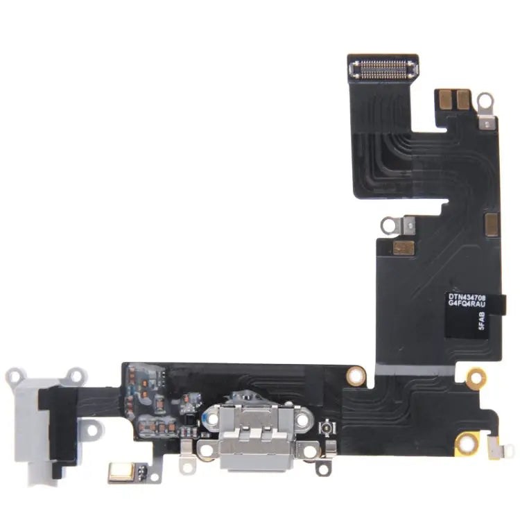 Charging Port Dock Connector Flex Cable for iPhone 6 Plus - For iPhone 6 Plus / Grey