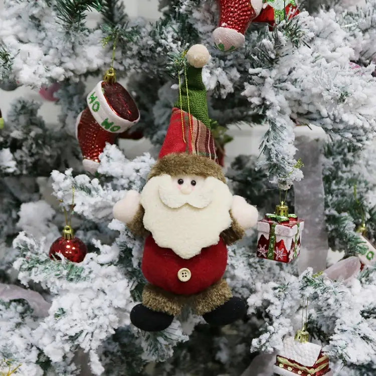 Christmas Decoration Gift Plush Doll Pendant Random Style Delivery Plush Doll - Plush Doll
