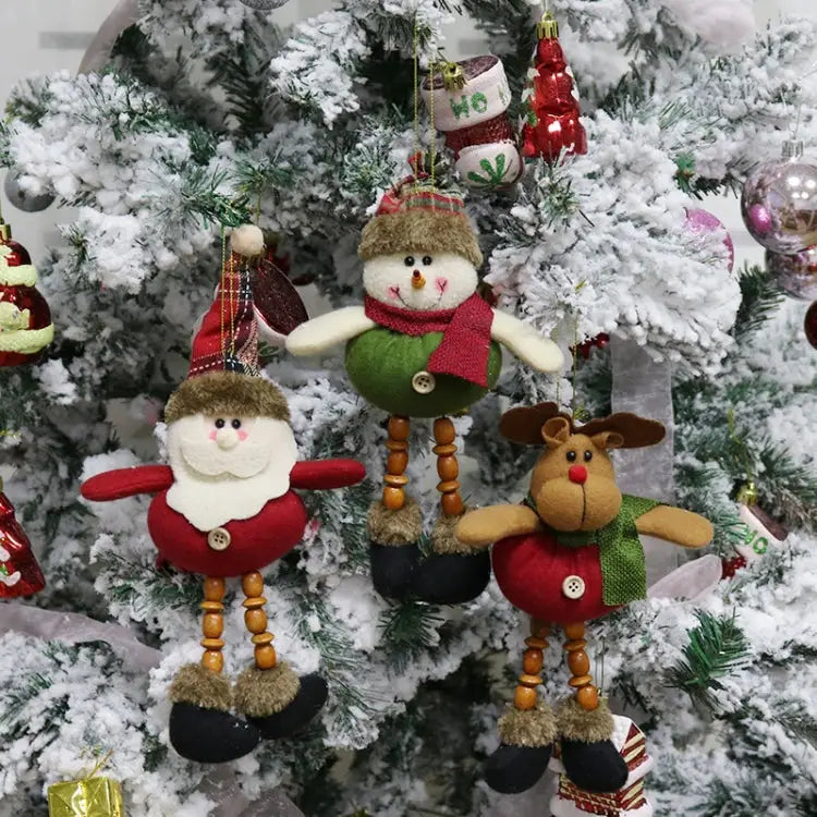 Christmas Decoration Gift Plush Doll Pendant Random Style Delivery Plush Doll - Plush Doll