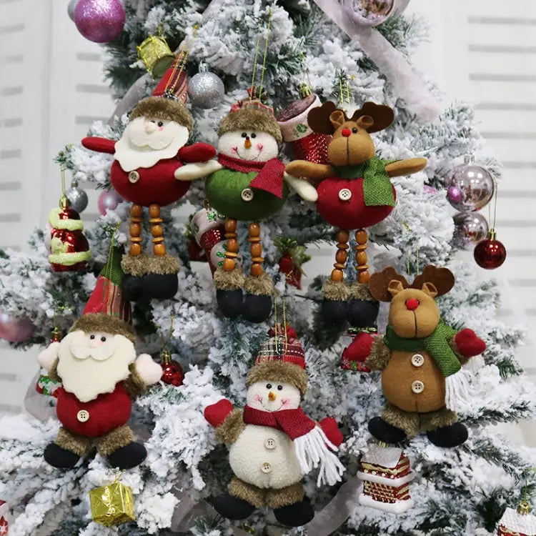 Christmas Decoration Gift Plush Doll Pendant Random Style Delivery Plush Doll - Plush Doll