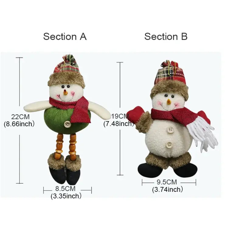 Christmas Decoration Gift Plush Doll Pendant Random Style Delivery Plush Doll - Plush Doll