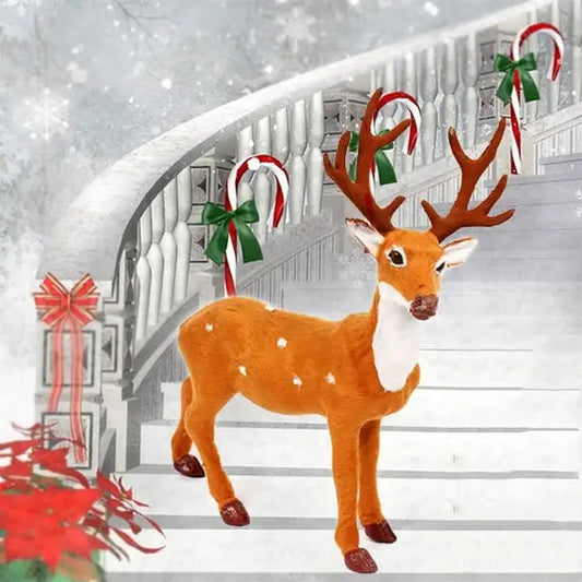 Christmas Simulation Deer Christmas Decoration Size: 21*15.5*5.5cm Size: 21*15.5*5.5cm - Size: 21*15.5*5.5cm