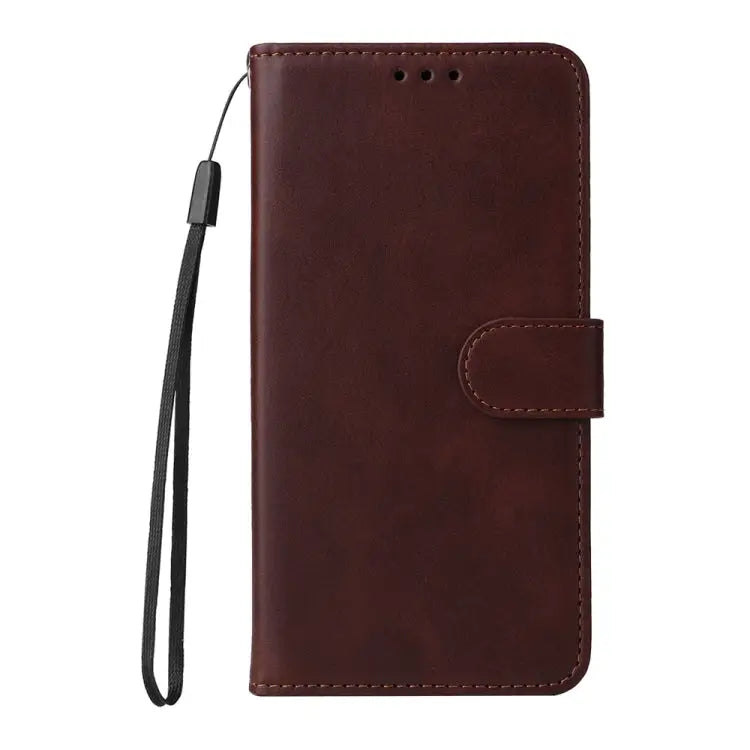 Classic Calf Texture Flip Leather Phone Case For iPhone 16 - Apple Accessories
