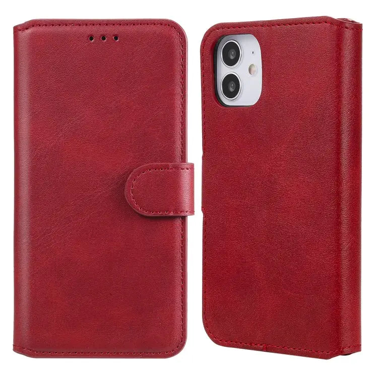 Classic Calf Texture PU + TPU Horizontal Flip Leather Case with Holder & Card Slots & Wallet For iPhone 12 mini