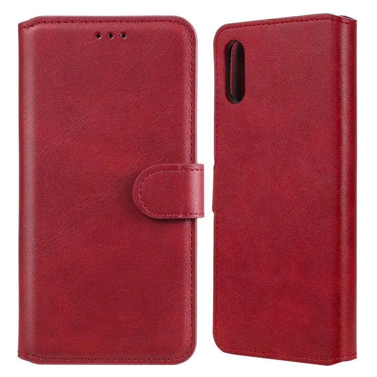 Classic Calf Texture PU + TPU Horizontal Flip Leather Case with Holder & Card Slots & Wallet For Xiaomi Redmi 9C