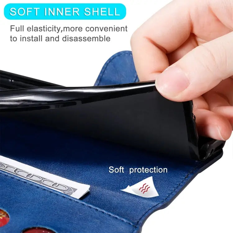 Classic Calf Texture PU + TPU Horizontal Flip Leather Case with Holder & Card Slots & Wallet For vivo V21 For vivo V21e